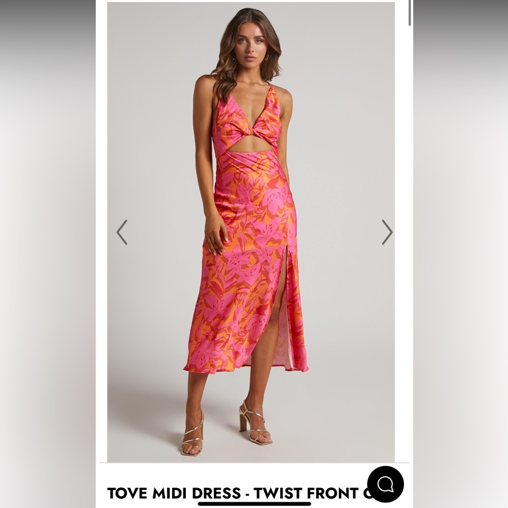 ShowPo pink ‘TOVE Midi dress’, XS